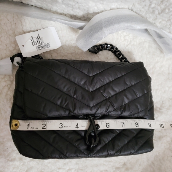 Rebecca Minkoff Edie Quilted Nylon Crossbody Bag - Picture 10 of 12